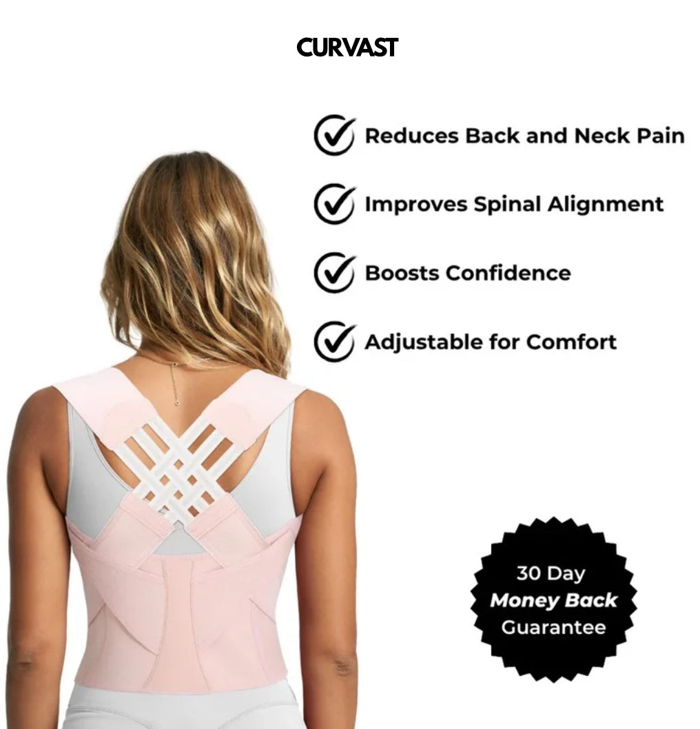 CURVAST™ – Discreet Posture Corrector + Free Guide